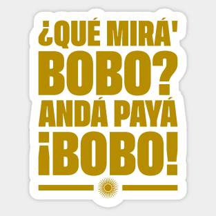 Qué Mirá Bobo Lionel Messi Sticker